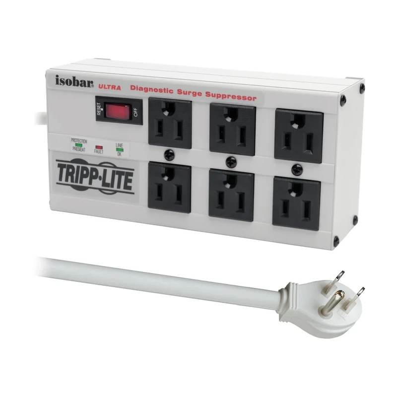 Tripp Lite ISOBAR6ULTRA 6-Outlet Protector - 3330 Joules, 6ft Cord