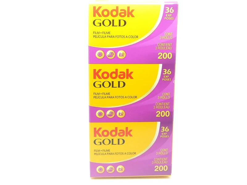 Kodak Kodacolor Gold 200 GB 135-36 CN 3 P Film - Image 1