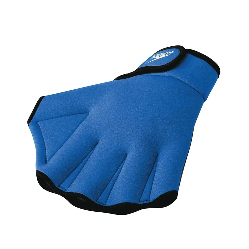 Speedo unisex adult Swim Training Fitness aquatic gloves, Royal, Large US