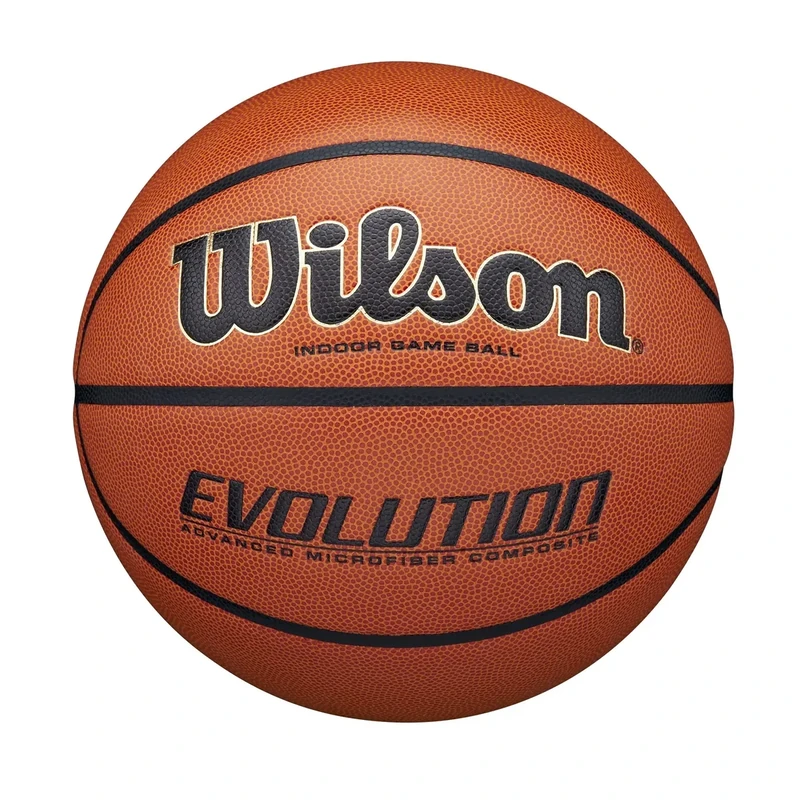 Wilson Evolution Game Basketball, Black, Official Size - 29.5" (WTB0516R), Original