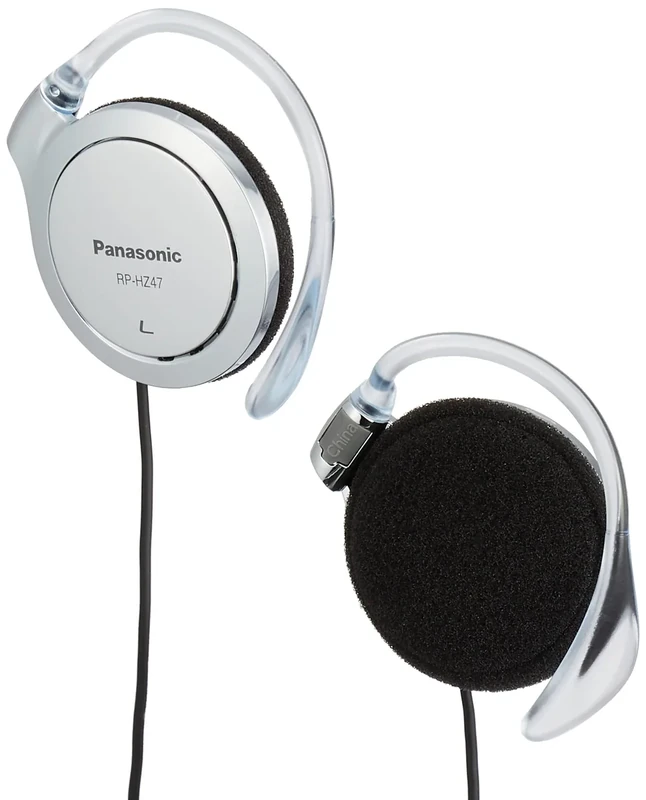 Panasonic RP-HZ47-S Clip Earbud Headphones - Silver