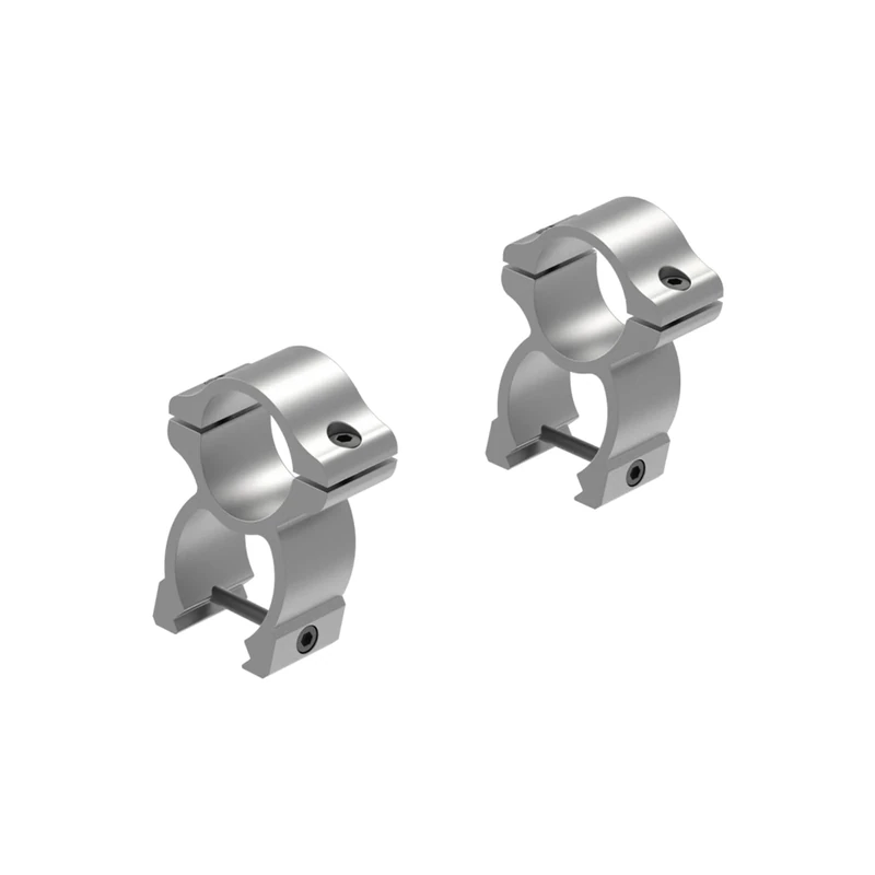 Leupold Rifleman Scope Rings, 1" - Detachable See-Thru High Rings with a Silver Finish