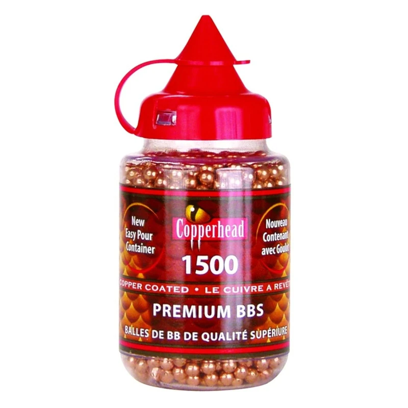 Crosman Copperhead 4.5mm Copper-Coated BBs (1500-count)