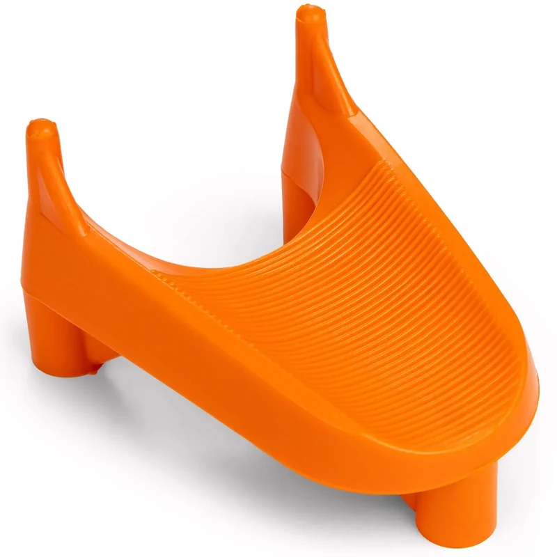 Champion Sports Heavy Duty Football Kickoff Kicking Tee – High Visibility Orange – 1"