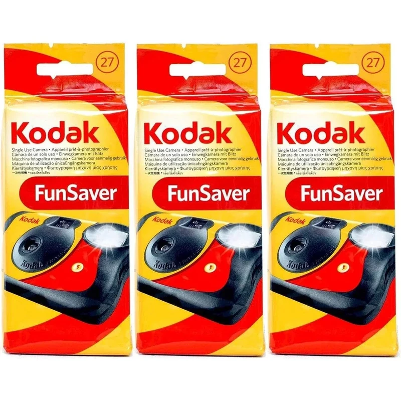 Disposable Kodak Camera [Camera] 3Pack