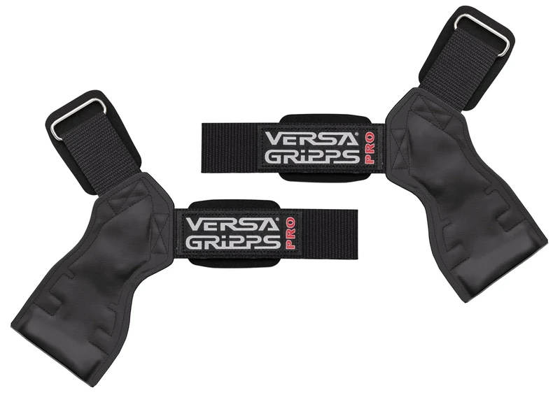 Versa Gripps Pro, Made in USA, Wrist Straps for Weightlifting Alternative, Best Training Accessory, XS, Black