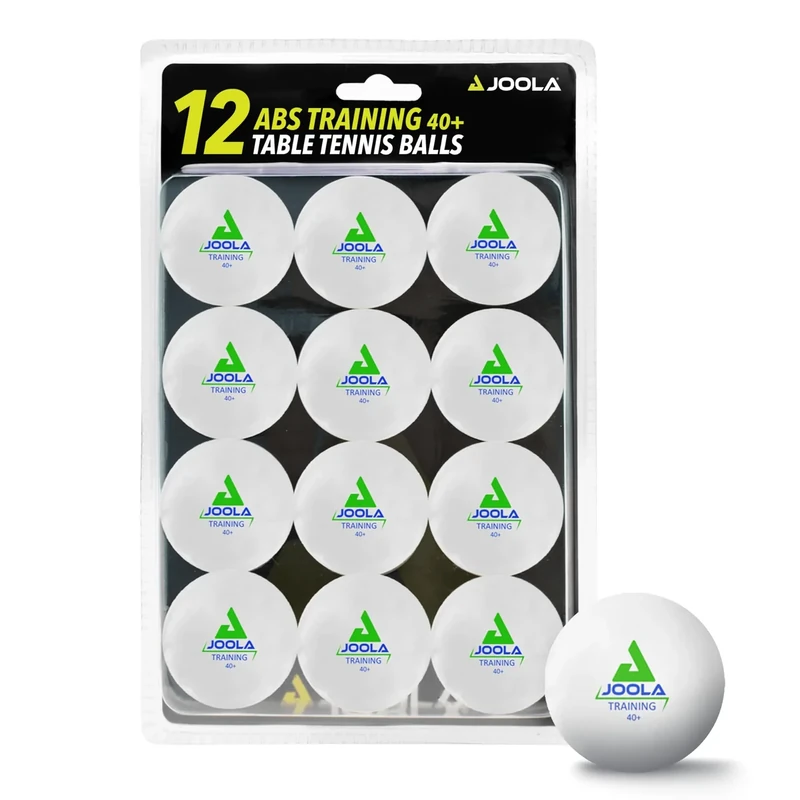 JOOLA Training 3 Star Table Tennis Balls 12, 60, or 120 Pack - 40+mm Regulation Bulk Ping Pong Balls for Competition and Recreational Play - Fun as a Cat Toy - Indoor and Outdoor Compatible