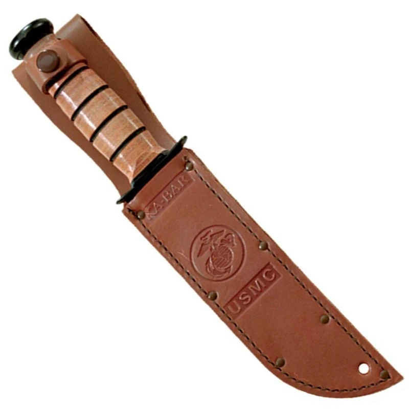 KA-BAR Full Size US Marine Corps Fighting Knife, Straight - Image 1