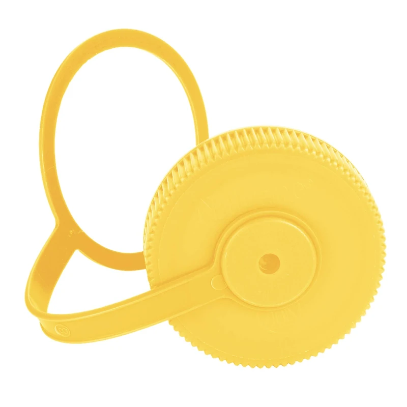 Wide Mouth Loop-Top Lids - Yellow - Image 1
