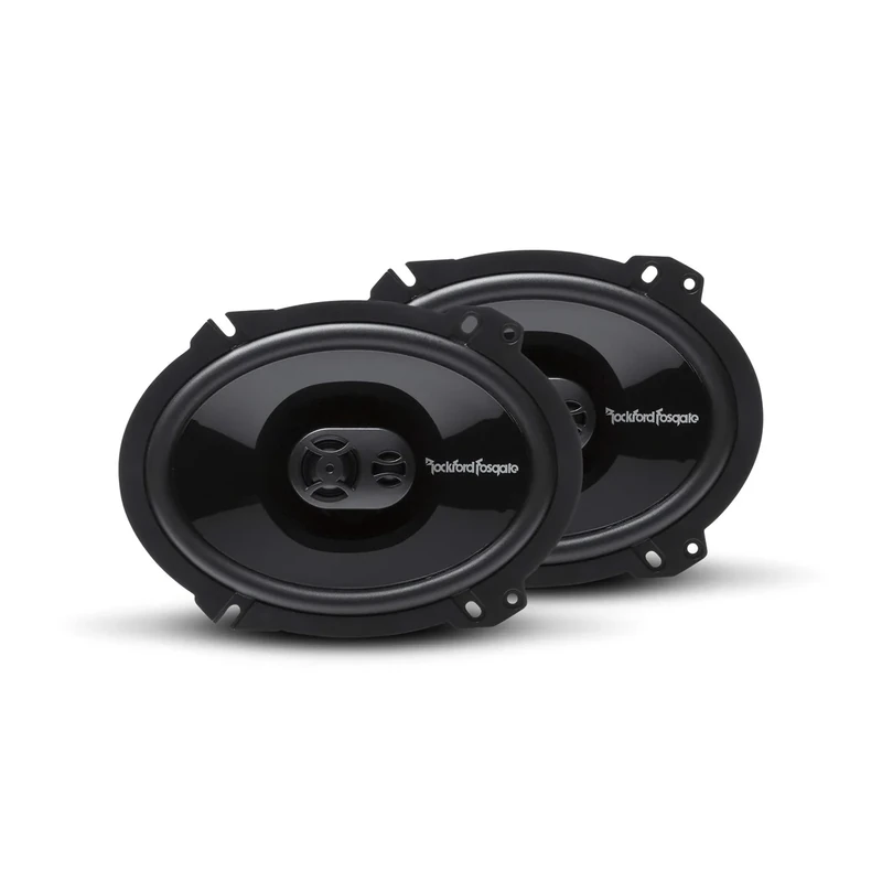 Rockford Fosgate Punch P1683 6x8 3-Way Coaxial Speakers - 65W RMS Pair