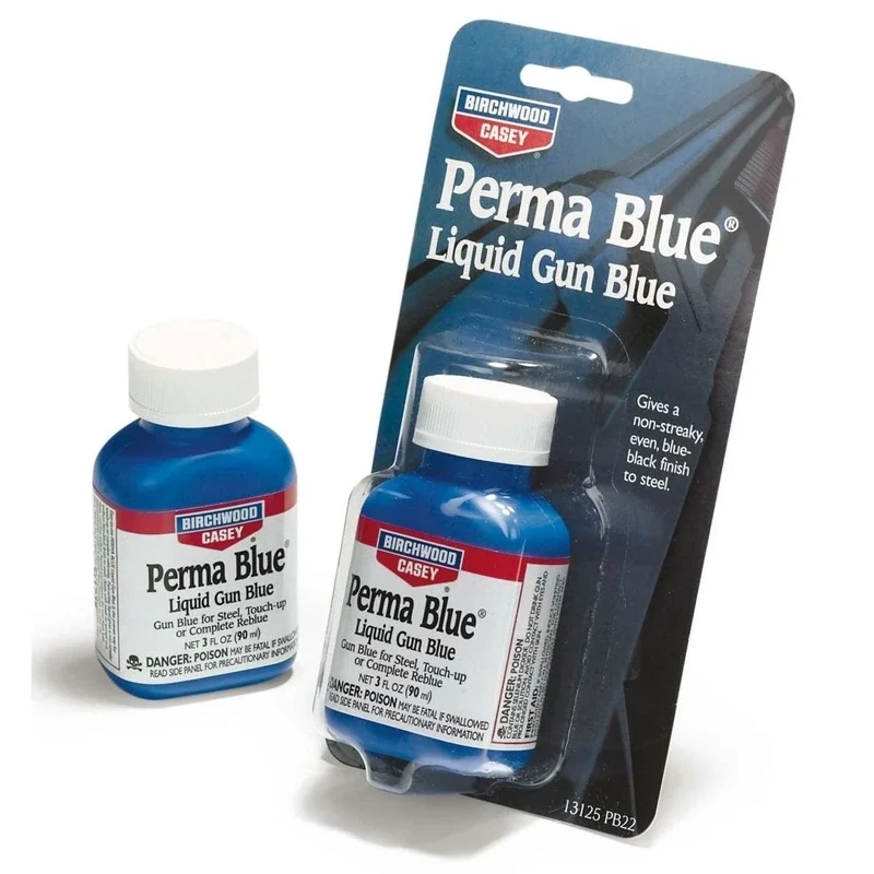 Birchwood Casey PERMA BLUE LIQUID Air Gun Shotgun Blueing 90ml [13125] Blue Rifle