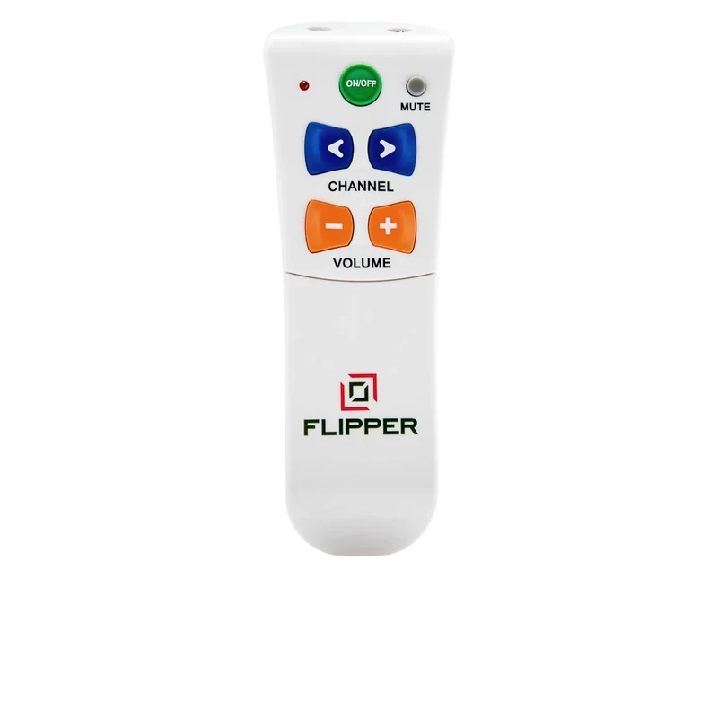 Flipper Big Button Universal TV Remote - Simple Senior TV & Cable - Image 1