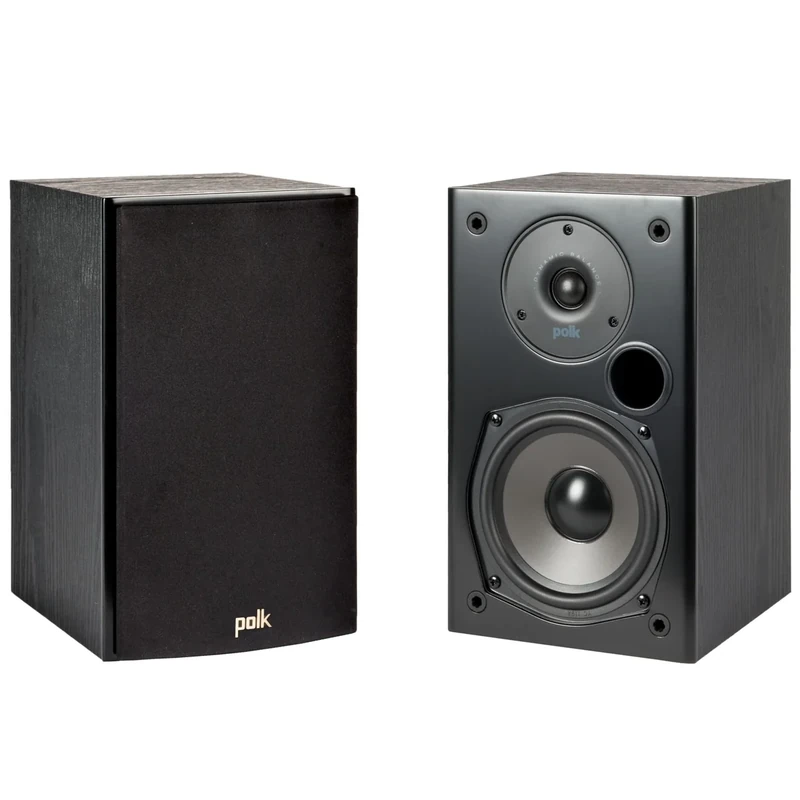 Polk Audio T15 Speakers - Deep Bass, Dolby DTS, Wall-Mount Pair