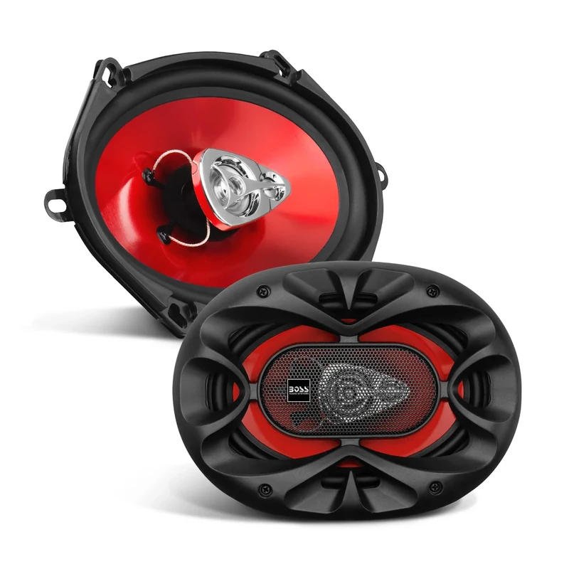 BOSS Audio Systems CH5730 5 x 7 Inch Car Door Speakers - 300 Watts Max, Coaxial, 3 Way, Full Range, 4 Ohms, Sold in Pairs