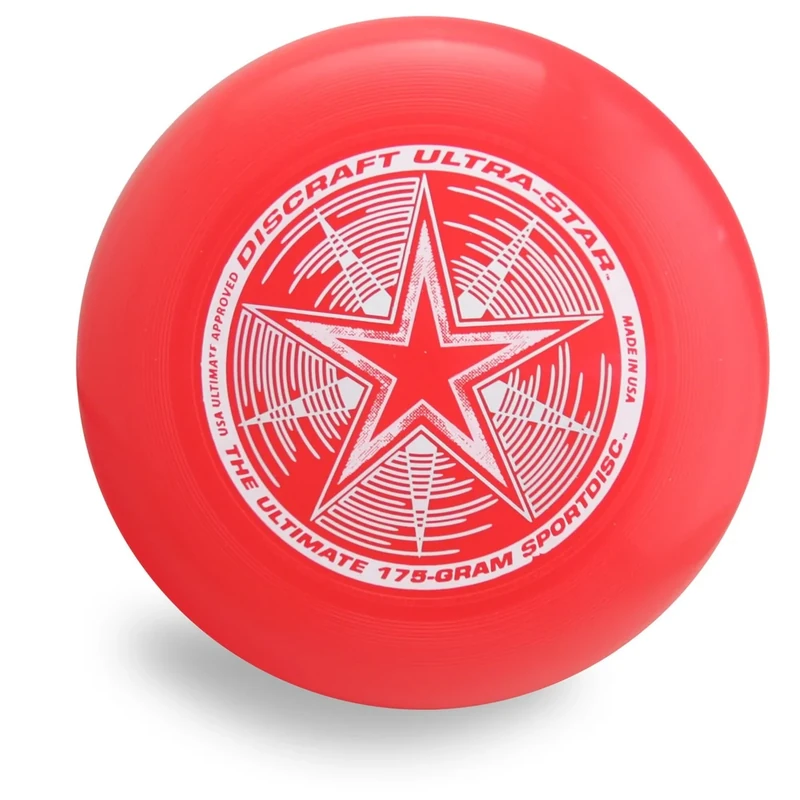 Discraft Ultrastar Sportdisc 175g Stock Ultimate Frisbee Sport Flying Disc Dark Red