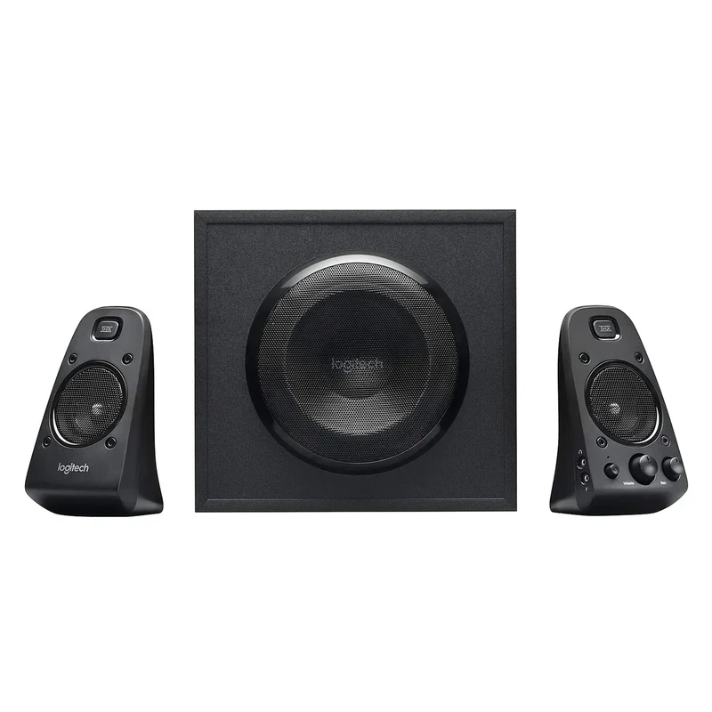 Logitech Z623 400 Watt Home Speaker System, 2.1 Speaker System - Black - Image 1