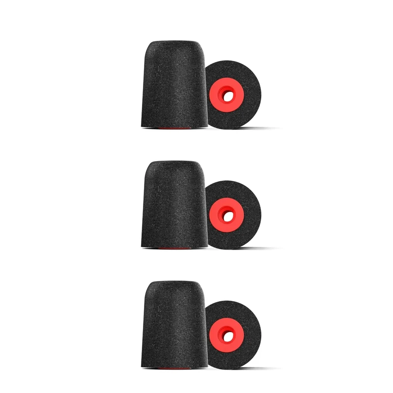 Comply P-Series | Memory Foam Replacement Ear Tips Designed for Etymotic, NuForce, ISOtunes PRO, Q-Jays, & More | Superior Noise Isolation, Ultimate Comfort, Secure Fit | Black, Medium (3 Pairs) - Image 1