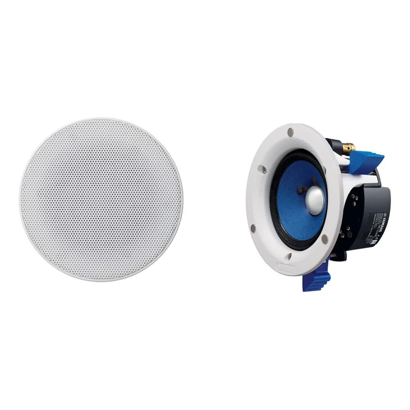 Yamaha NS-IC400 90 Watt 4-Inch 2-Way In-Ceiling Speakers - Pair (White)