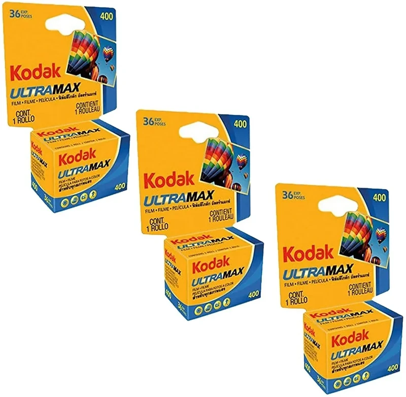 Kodak Ultramax 400 3-Pack Color 35mm Film - 36 Exp per Roll (108)