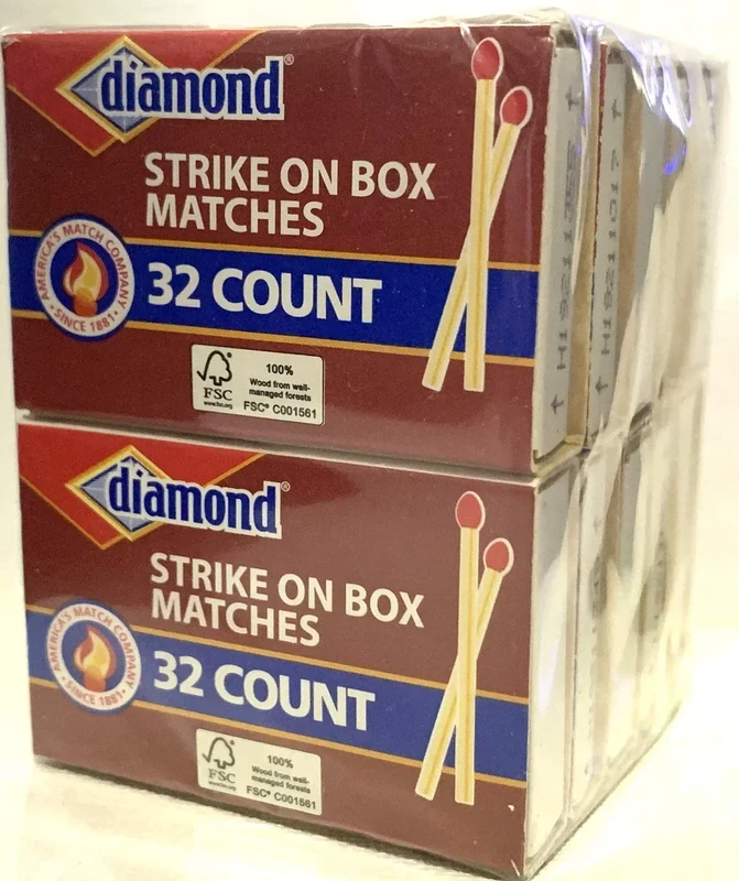 Greenlight Diamond Strike on Box Matches, 32 Count (Pack of 10) - Image 1