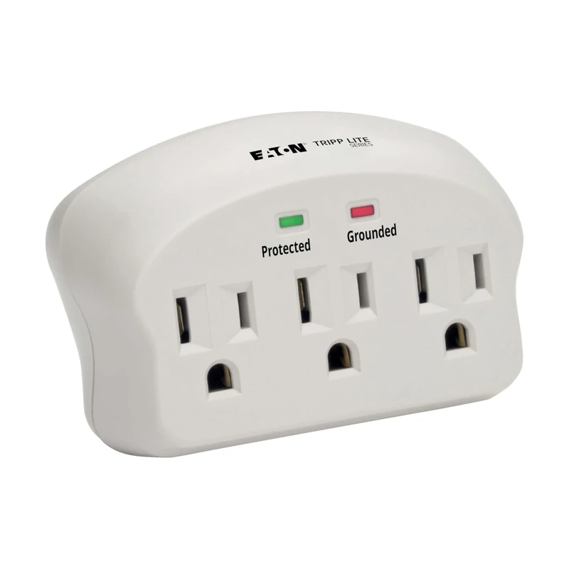 Tripp Lite SK3-0 Surge Protector - 3 Outlets, 660J, LEDs, Travel