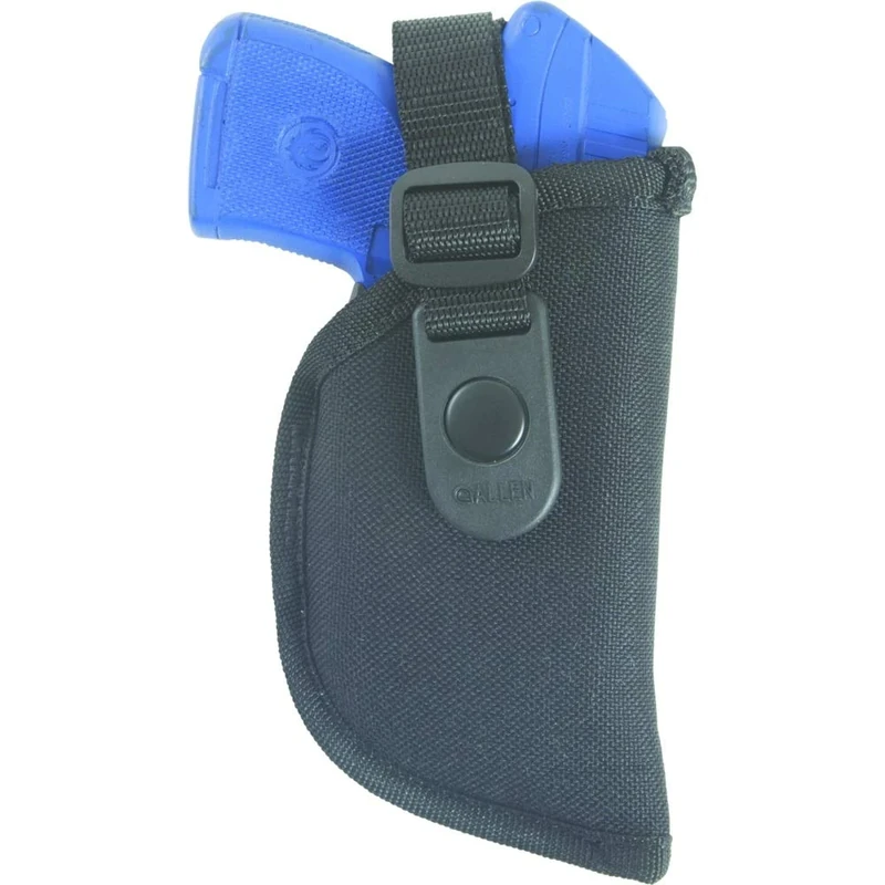 Allen Company Cortez Nylon Belt Holster with Sight Guard, Right-Hand, Black
