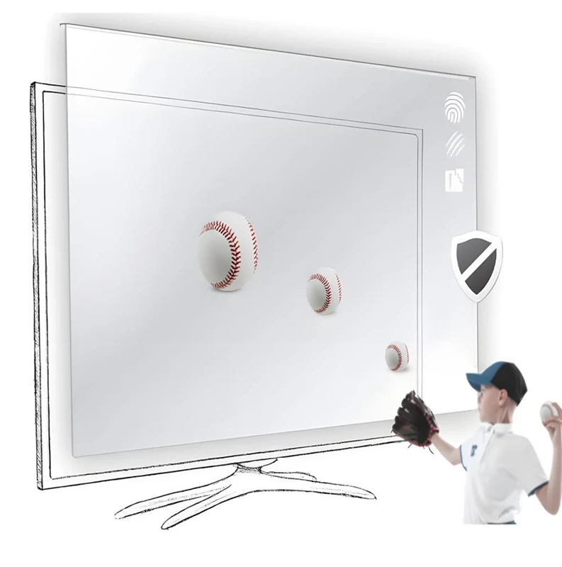 Vizomax 55 inch TV Screen Protector for LCD, LED, OLED & QLED 4K HDTV - Image 1