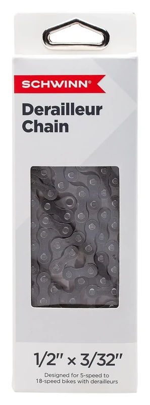 Schwinn Bike Chain, 1/2" x 3/32" Derailleur Chain Replacement, 112 Total Links, for Derailleur, Mountain, 6-7 Speed Cruisers and Hybrid Bikes, Fits Most Adult Shifter Bicycles