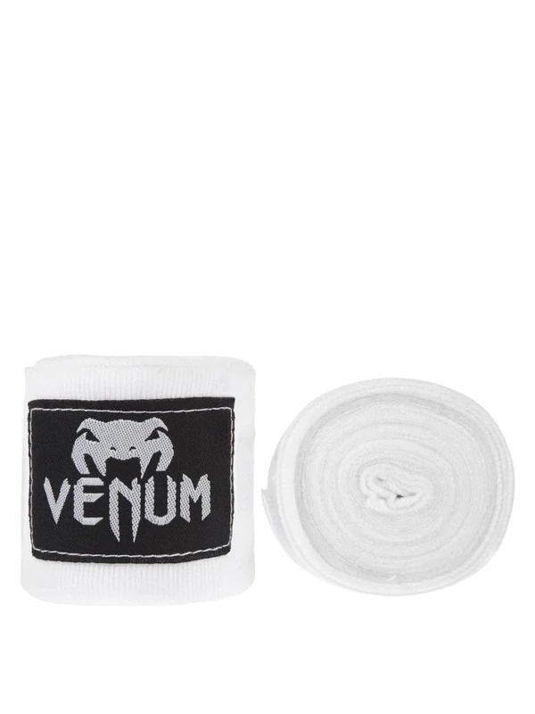 Venum Boxing Hand Wraps, White, 4-Meter