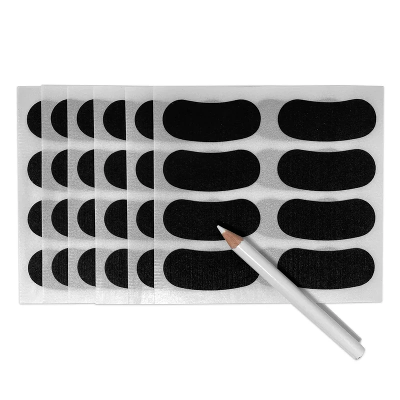 Franklin Sports Eye Black Stickers for Kids - White Pencil Included