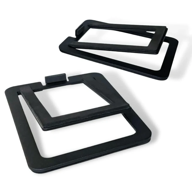 Audioengine DS1M Metal Speaker Stands Pair - Tilted for Desktop PC Speakers, Studio and Bookshelf Speakers