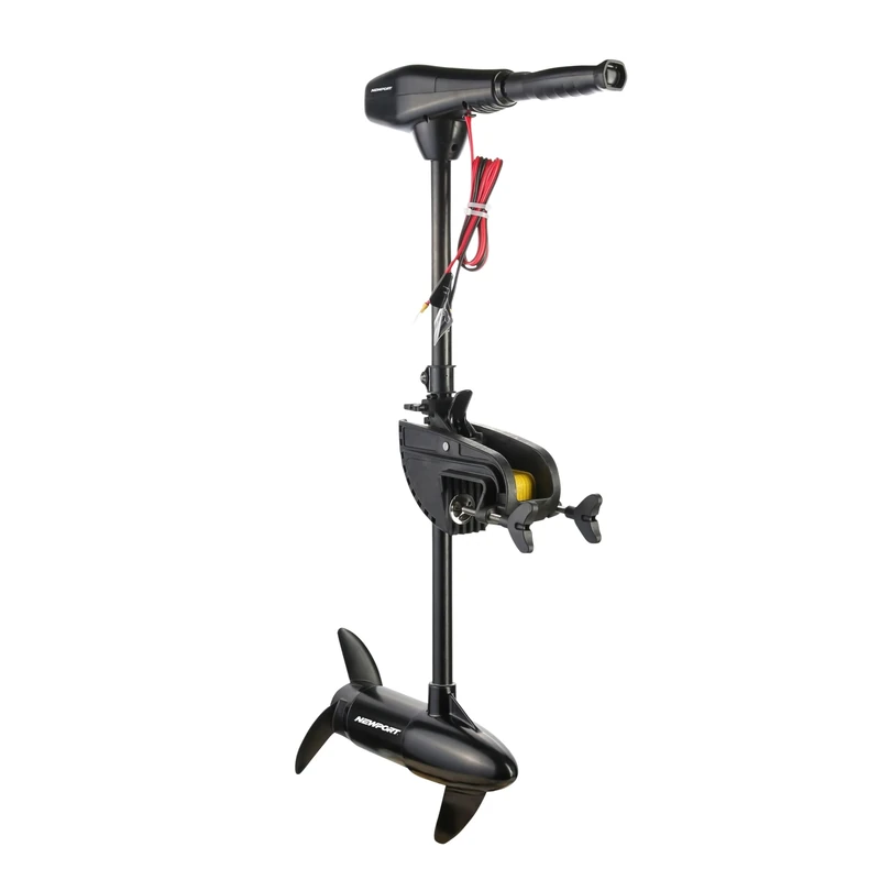 Newport NV-Series 55lb Thrust Saltwater Transom Mounted Trolling Electric Trolling Motor w/ LED Battery Indicator & 30" Shaft (23M1000203) - Image 1