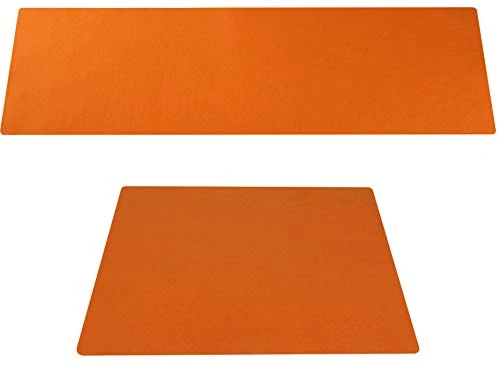 Drymate Gun Cleaning Pad Bundle (16" x 20"), (16" x 59"), Premium Gun Cleaning Mat - Absorbent/Waterproof/Durable - Protects Surfaces, Contains Liquids - (Made in The USA) (Orange)
