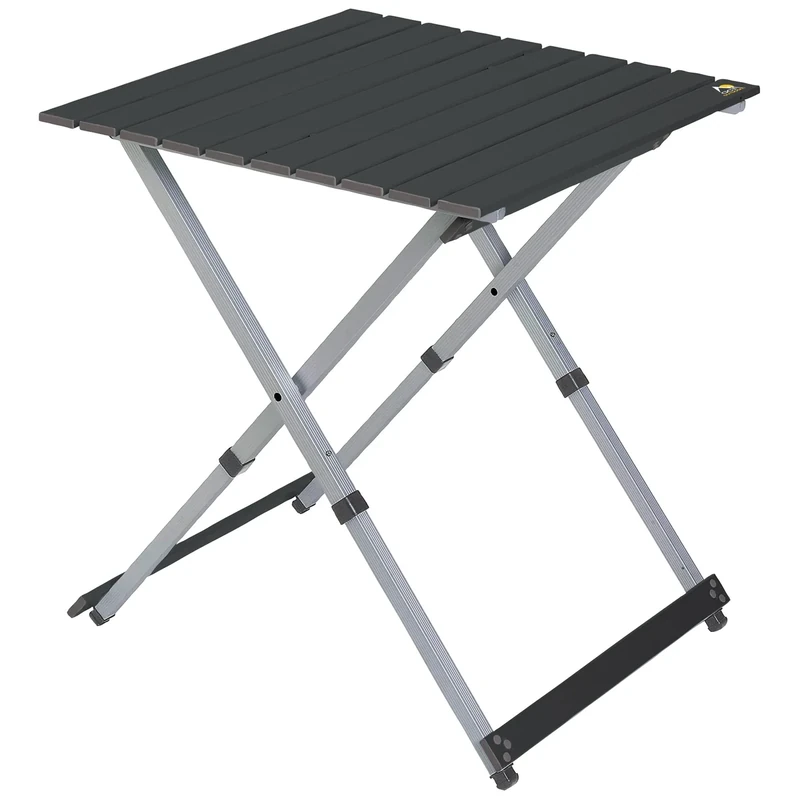 GCI Outdoor Compact Camp Table 25 | Portable Folding Table for 4 People, Perfect for Camping Trips, Tailgating & Picnics — Black