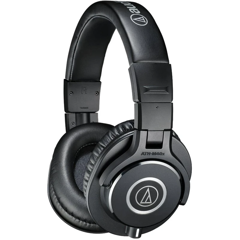 Audio-Technica ATH-M40x Monitor Headphones - Black, Swivel Cups