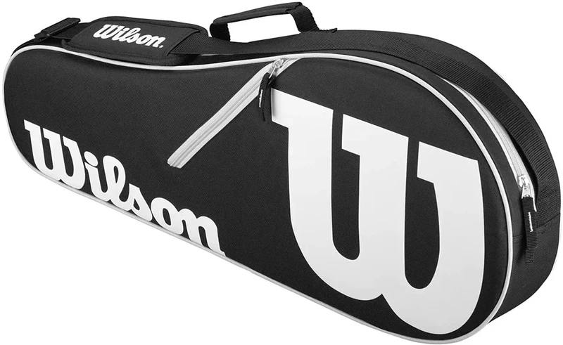 WILSON WRZ601403 Advantage II Tennis Bag, Black/White