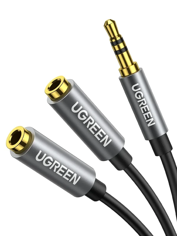 UGREEN 3.5mm Stereo Y Splitter - Dual Audio for Switch PS4 PS5