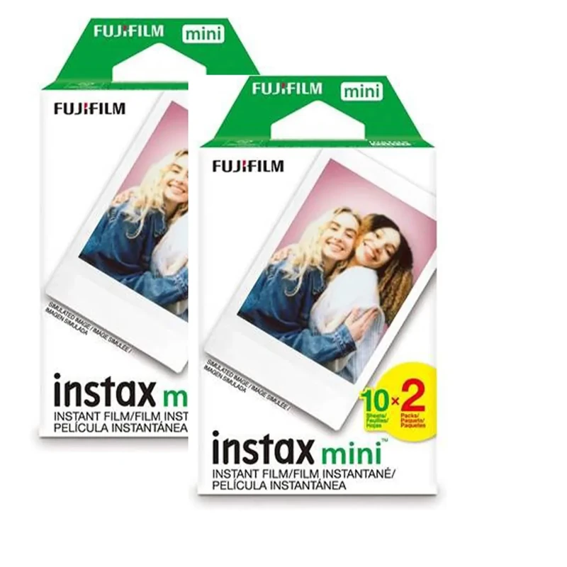 Fujifilm Instax Mini Film 40 Shots 2x10 Pack - Credit Card Size