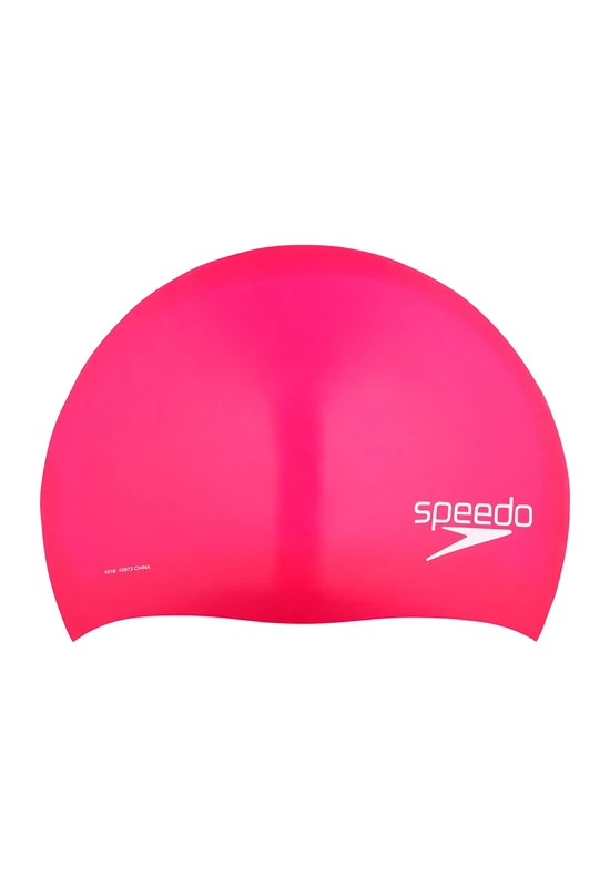 Speedo Unisex-Adult Swim Cap Silicone Long Hair - Image 1