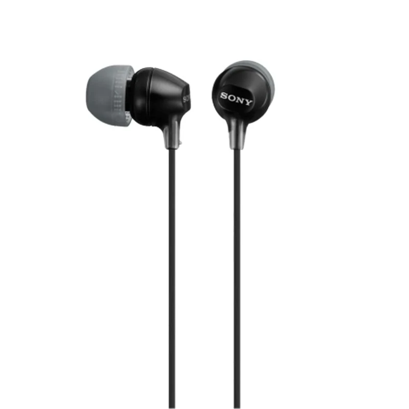 Sony MDREX15LP In-Ear Earbud Headphones - Black Wired 9mm Drivers