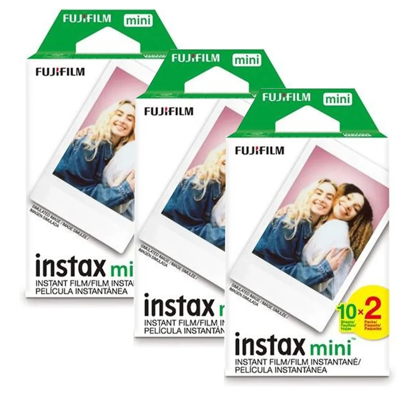 Fujifilm Instax Mini Instant Film, 5 Pack Film Bundle Includes 50 Total Picture Sheets
