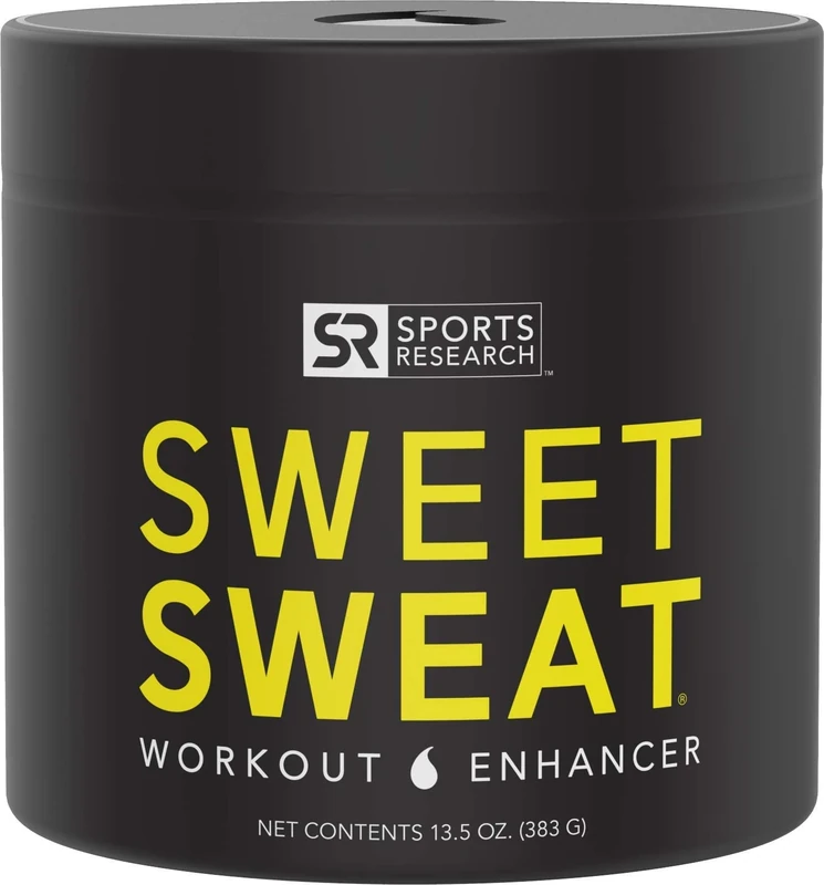 Sports Research® Sweet Sweat 'Workout Enhancer' Gel (Original Scent) - Maximize Your Exercise & Sweat Faster - 13.5oz Jar