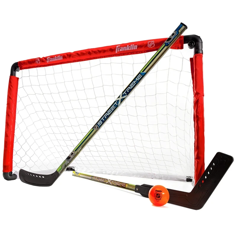Franklin Sports NHL Goal and 2 Stick Set