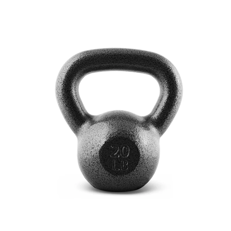CAP Barbell Black Cast Iron Kettlebell | 20 Pounds