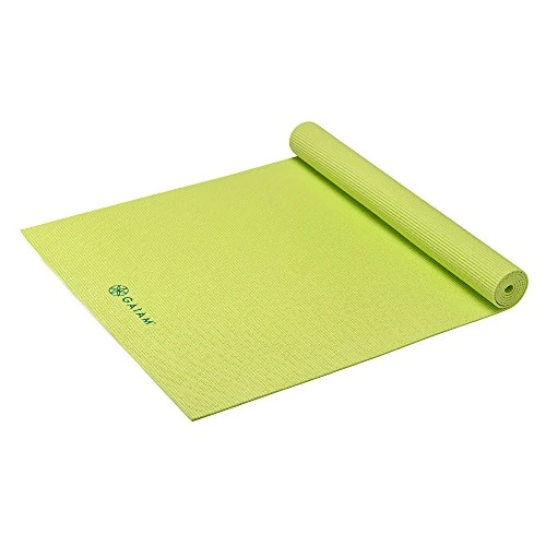 Gaiam Kids Yoga Mat Exercise Mat, Yoga for Kids with Fun Prints - Playtime for Babies, Active & Calm Toddlers and Young Children, Lime, 3mm