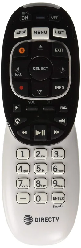 DIRECTV RC73 IR/RF Remote - Works with Genie, Directv Receivers & TVs