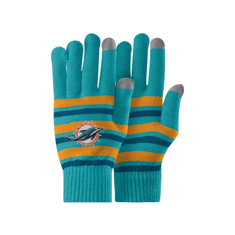 FOCO Miami Dolphins NFL Stretch Gloves