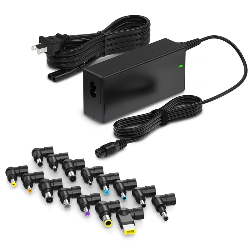 Belker 65w 45w Universal Laptop Charger AC Adapter Power Supply Cord Compatible with Dell Hp Asus Lenovo IBM Acer Toshiba Samsung Sony Compaq Fujitsu LG JBL Notebook Chromebook Ultrabook