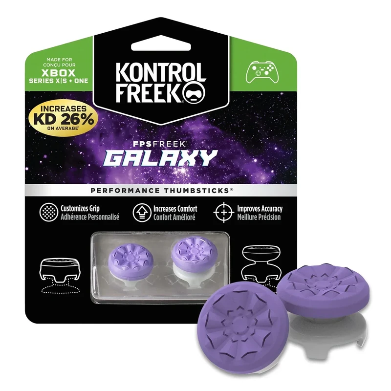 KontrolFreek FPS Freek Galaxy Purple - 2 Thumbsticks for Xbox One