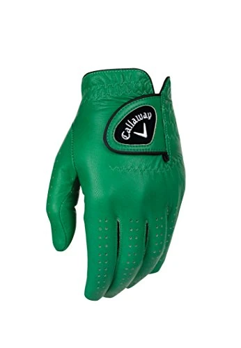 Callaway Golf Opti Color Glove (Worn on Left Hand, Cadet (Short Fingers), X-Large, Green)